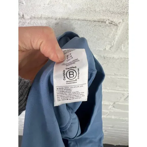 Athleta Women's Salutation High Rise Jogger Pants High Waist Blue Size S/T - Picture 6 of 7